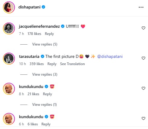 Jacqueline, Tara Sutaria & Others REACT To Disha Patani's Look