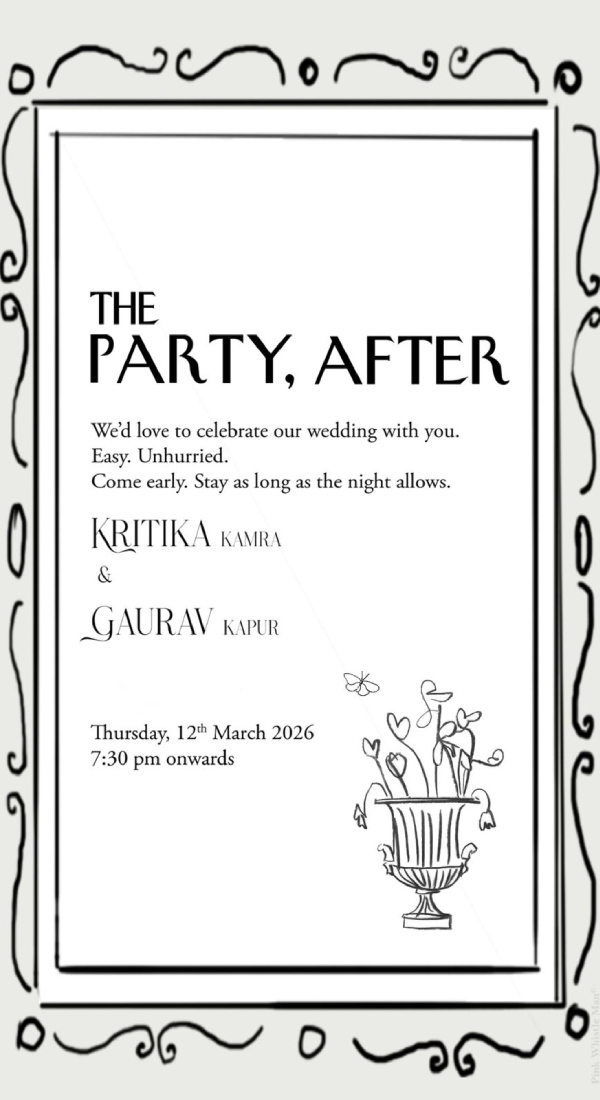 Kritika Kamra And Gaurav Kapur Wedding Invite Goes Viral