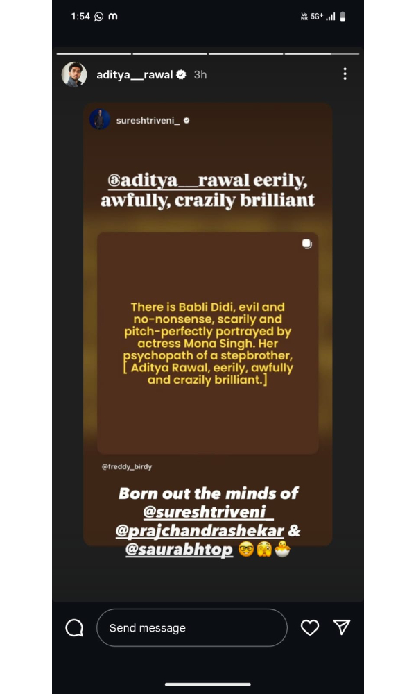 Subedaar Aditya Rawal Receives Praise from Hansal Mehta