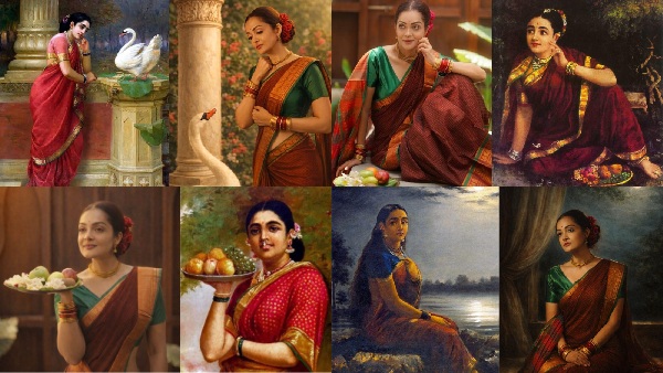 Actress Sheena Chohan Brings Raja Ravi Varma s Heroines