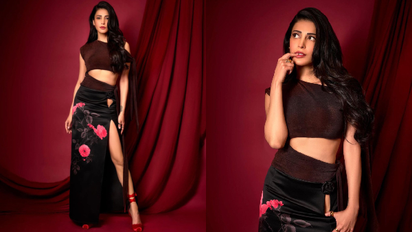 Shruti Haasan Stuns In A Fierce Red-black Look