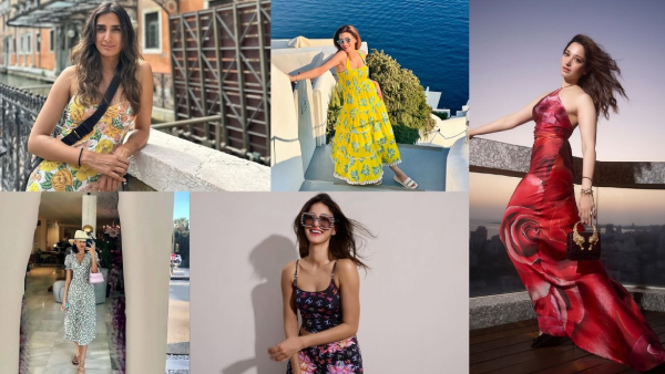Bollywood Divas Dish Cues to Beat the Heat in Floral Wardrobe