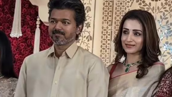 Vijay And Trisha Appearance At Wedding Sparks Reactions Vijay And Trisha Appearance At Wedding Sparks Reactions