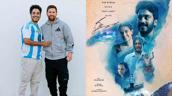 Lionel Messi Meets Ashish Signs Official 52 BLUE