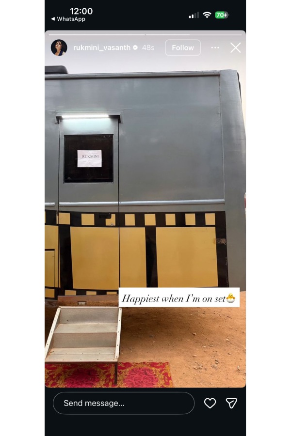 Rukmini Vasanth s Cryptic Vanity Post Sparks Buzz Rukmini Vasanth s Cryptic Vanity Post Sparks Buzz