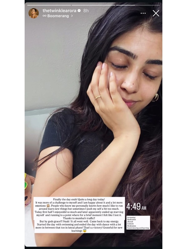 Actress Twinkle Arora Turns A Challenging Day Into A Story