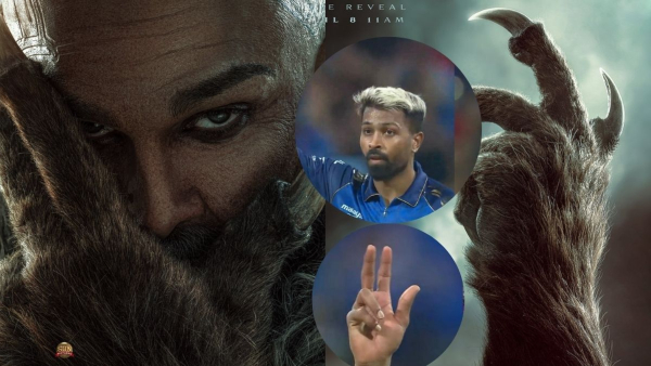 Hardik Pandya Recreates Allu Arjun amp amp Atlee s Raaka Gesture During MI vs RCB Clash Sparks Viral Frenzy