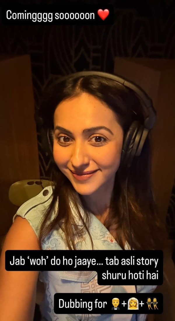 Patni Patni Aur Woh Doh Rakul Preet Singh Begins Dubbing