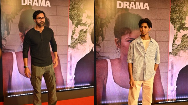 The Drama Celebrity Screening Nia Sharma Ishaan Khatter