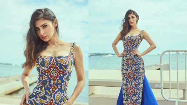 Cannes 2026 Mouni Roy Launches Film Teaser Dons Pujaa Shah Timeless Gujarati Patola Creation
