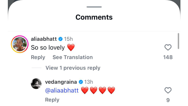 Main Vaapas Aaunga Alia Bhatt Pours Love On Vedang Raina