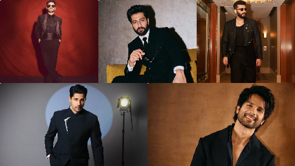 Bollywood Men Serving Statements In Black