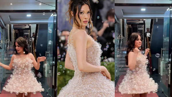 Uorfi Javed Recreates Eileen Gu s Viral Met Gala Bubble Uorfi Javed Recreates Eileen Gu s Viral Met Gala Bubble