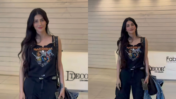 Shruti Haasan s Iron Maiden Shirt Is Giving Major Rock-chic Shruti Haasan s Iron Maiden Shirt Is Giving Major Rock-chic