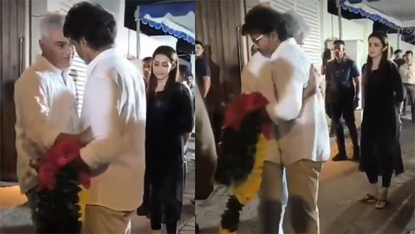 CM Vijay Trisha Meet Ajith After Mother s Death CM Vijay Trisha Meet Ajith After Mother s Death