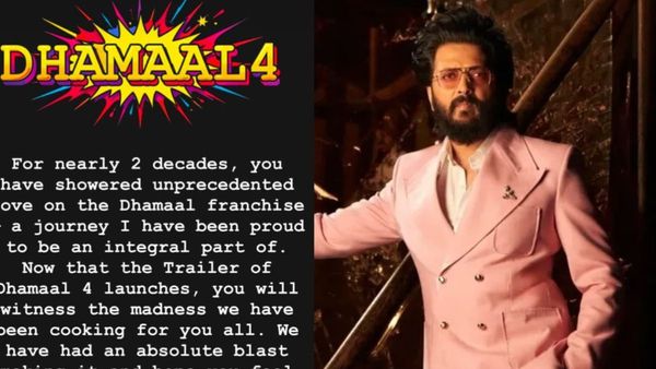 Riteish Deshmukh reflects on the Dhamaal 4 trailer