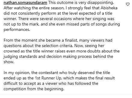 Fans Wanted Vishnu To Win SaReGaMaPa Little Champs 5