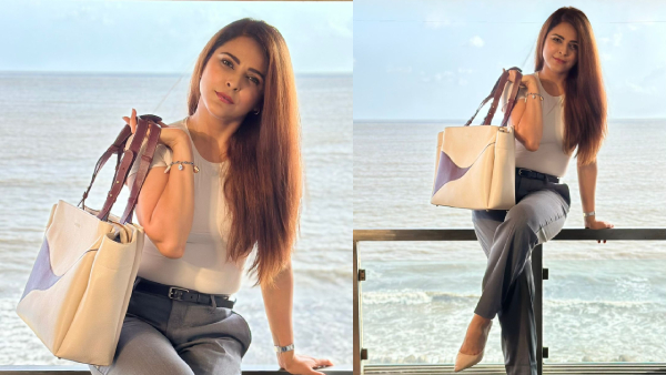 Madhurima Turns Heads in Chic Semi Formal Look