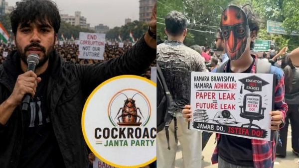 Cockroach Janta Party CJP Jantar Mantar Protest