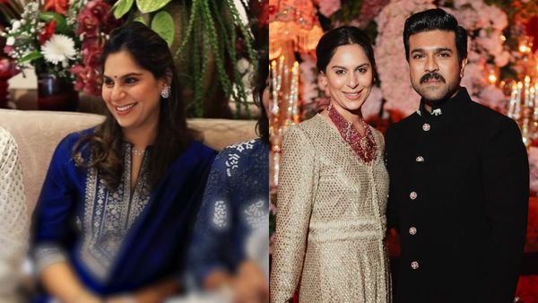 Ram Charan children hands in anniversary photo Ram Charan children hands in anniversary photo