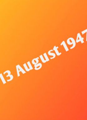 13 August 1947