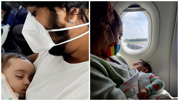 നിലയുടെ ആദ്യ വിമാനയാത്ര