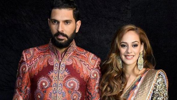 Hazel Keech and Yuvraj Singh