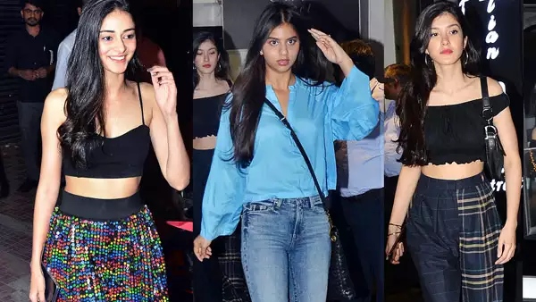 Ananya Pandey, Suhana Khan, and Shanaya Kapoor
