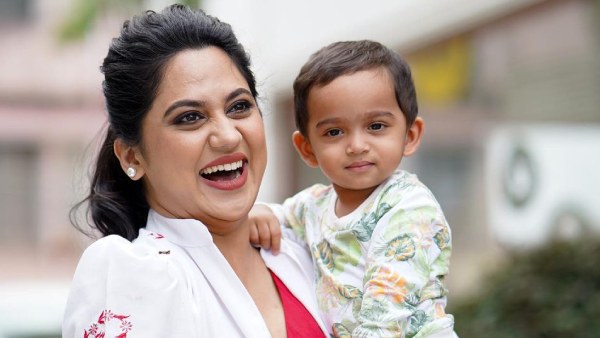 Miya George and her Son Luca Joseph Philip