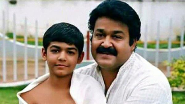 Mohanlal and Pranav Mohanlal