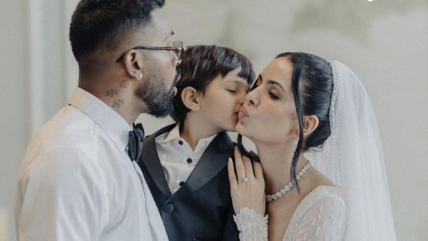 Natasa Stankovic and Hardik Pandya 