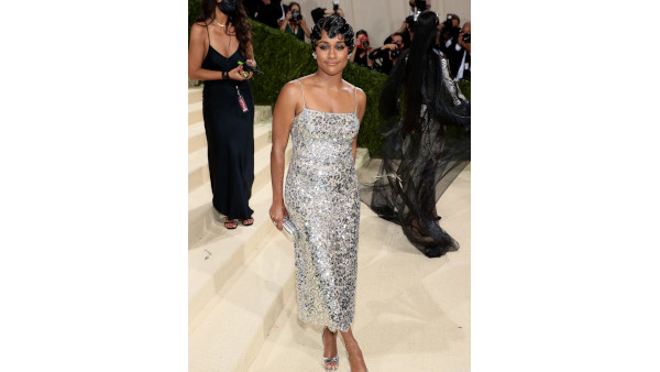 Ariana DeBose in Michael Kors Collection and Lorraine Schwartz jewelry