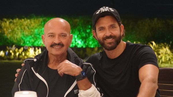 Hrithik Roshan and Rakesh Roshan 