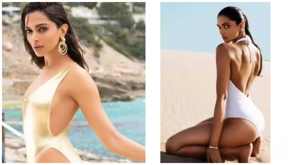 दीपिका पादुकोण का व्हाइट मोनोकिनी में कहर