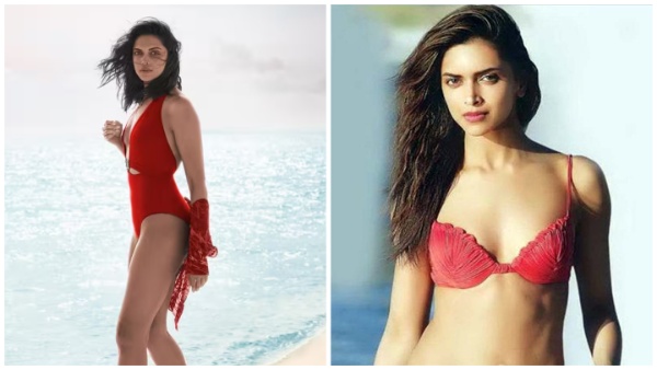 दीपिका पादुकोण का रेड बिकिनी में खास अंदाज