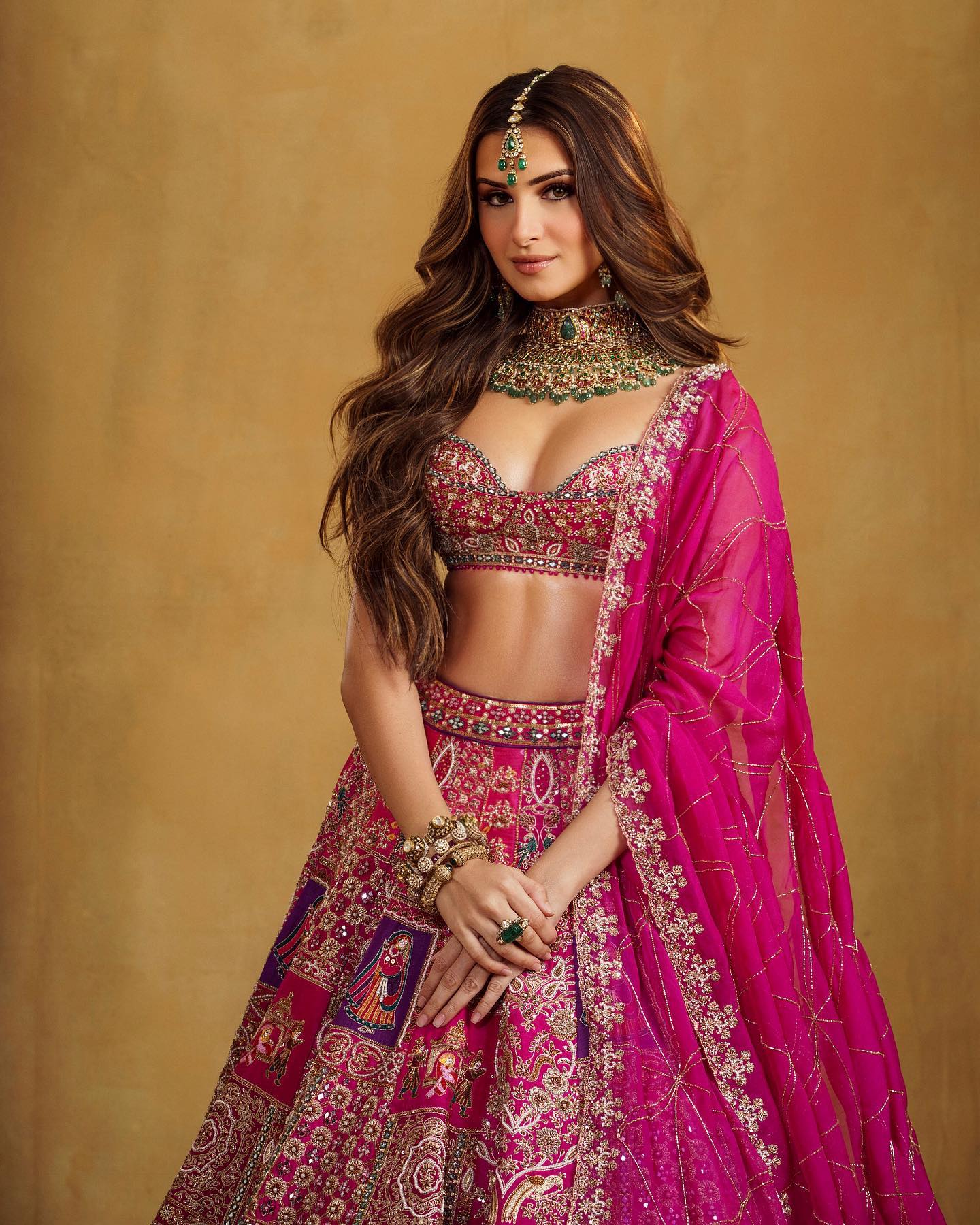 Deep Neck Blouse Design