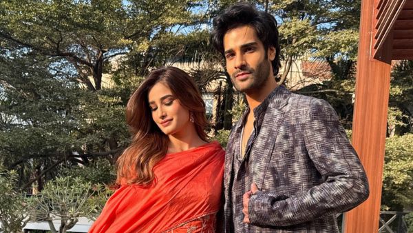 Aaman Devgan and Rasha Thadani 