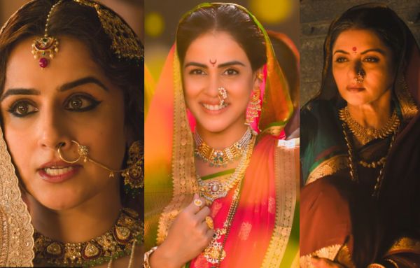 Vidya Balan, Genelia D'Souza and Bhagyashree