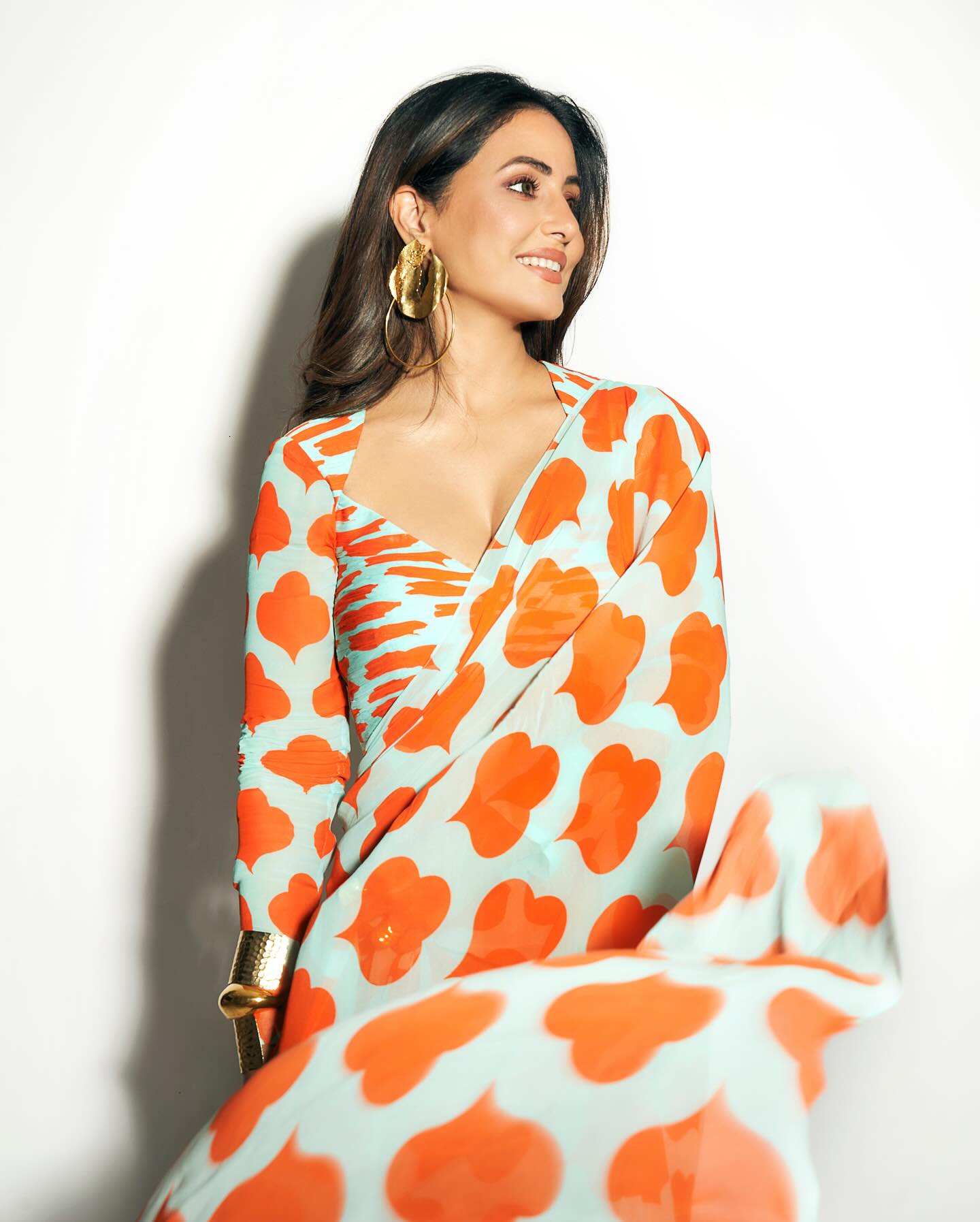 Golden Modern Earrings 