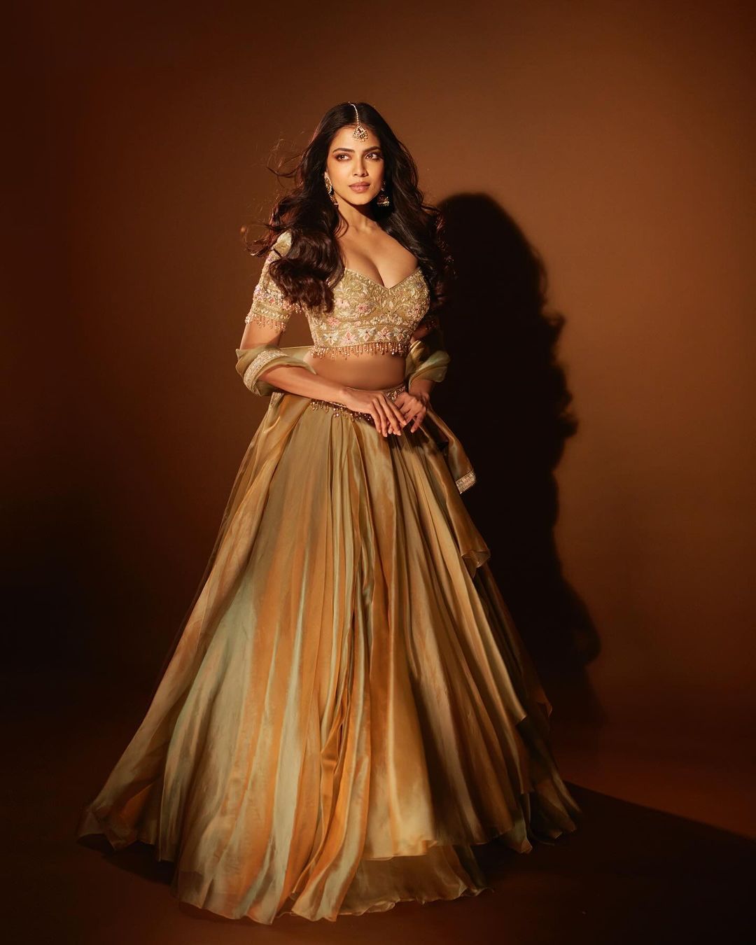 Elegant Mustard Yellow Lehenga