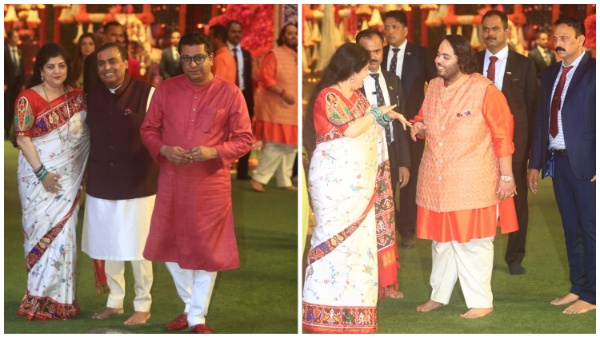 मुकेश अंबानी और अनंत अंबानी ने पहना कुर्ता