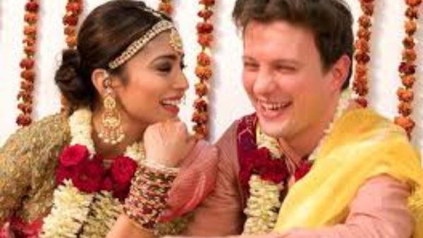 Shriya Saran and Andrei Koscheev 