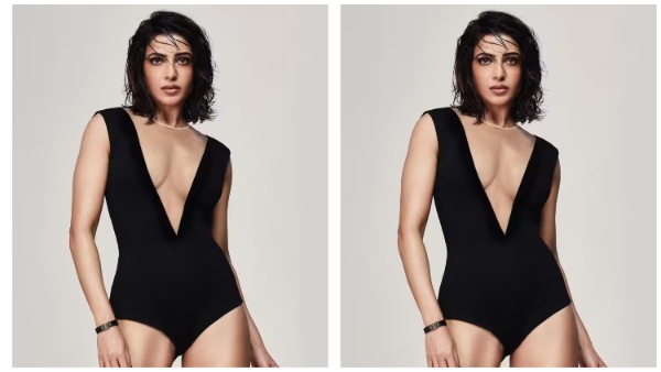 ब्लैक मोनोकिनी में सामंथा रुथ प्रभु