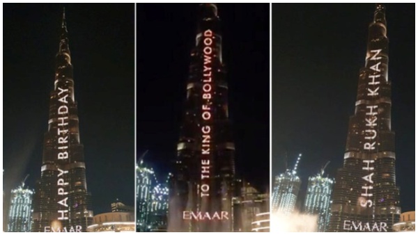 साल 2019 में बुर्ज खलीफा पर शाहरुख खान