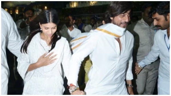 जवान की सफलता के लिए मंदिर पहुंचे शाहरुख