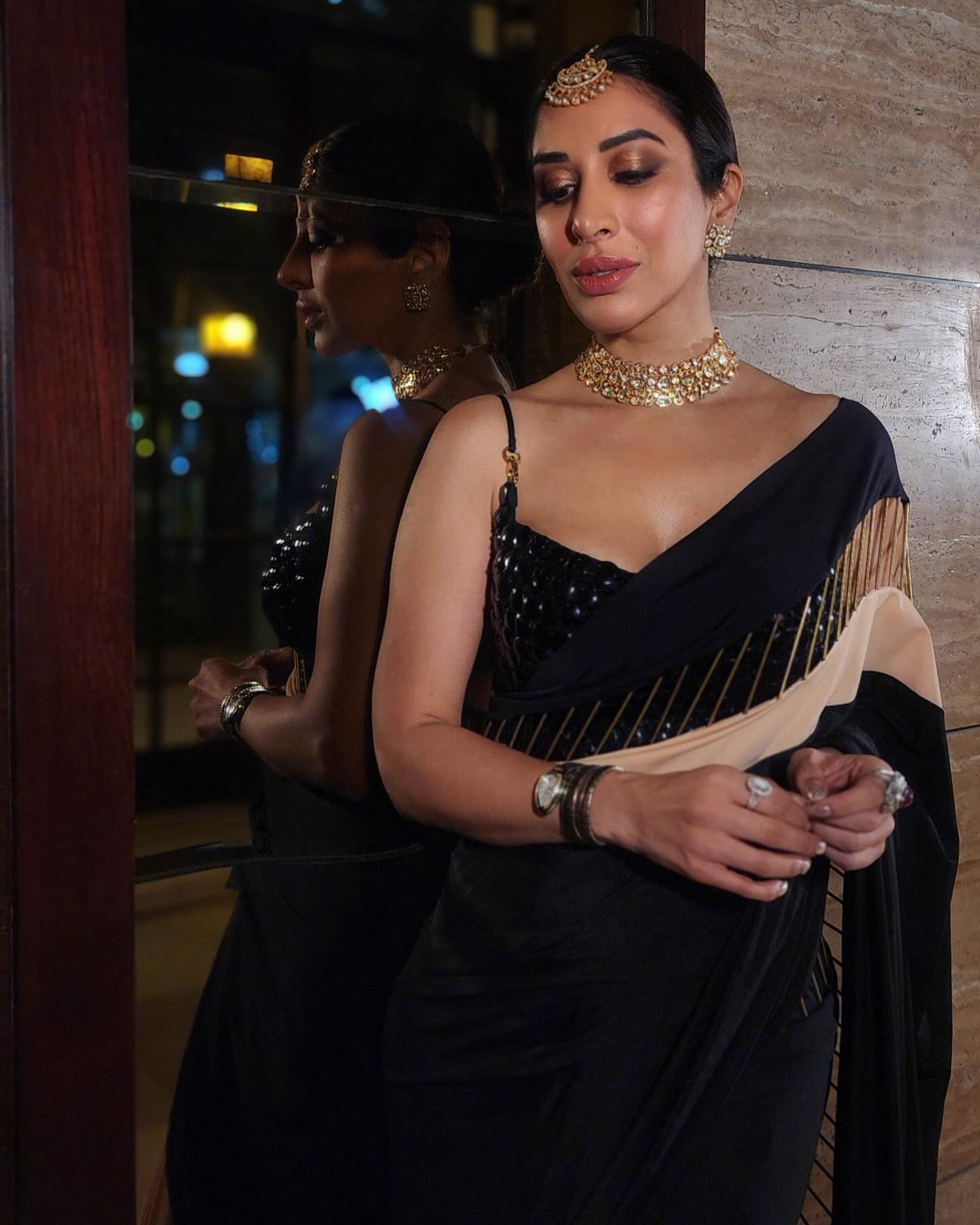 Noodle Strap Blouse Design 