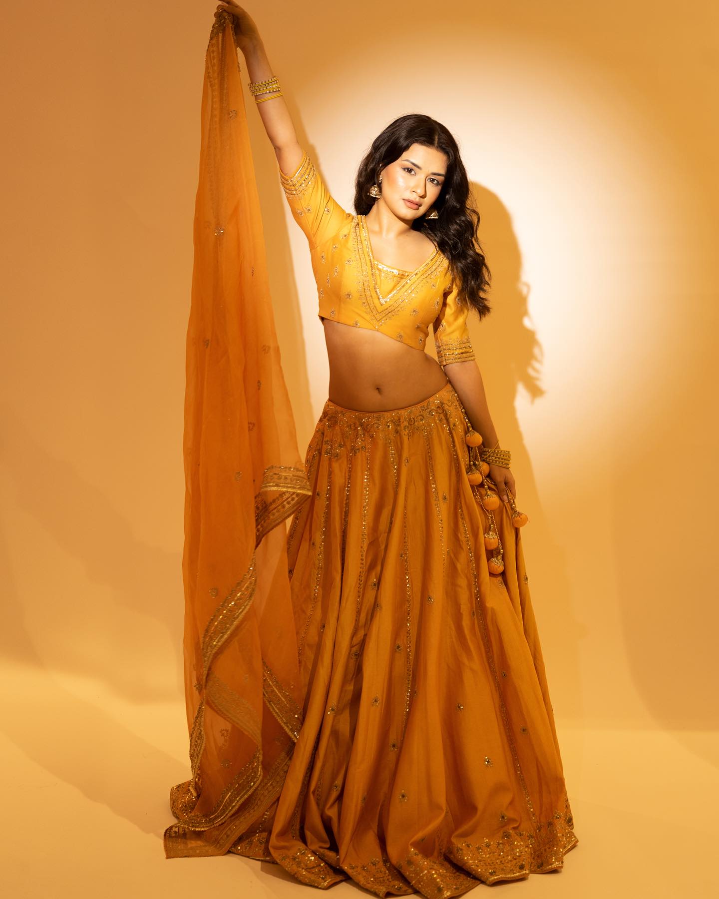 Lightweight Lehenga For Haldi