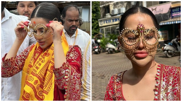 गणेश उत्सव पर उर्फी जावेद का लुक