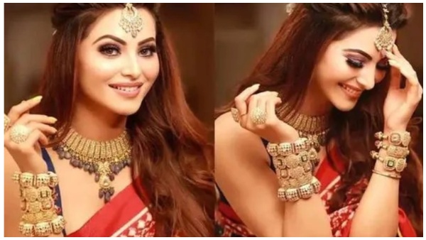 5 लाख की साड़ी में उर्वशी रौतेला