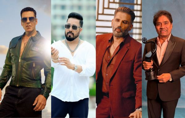 Akshay Kumar, Mika Singh, Suniel Shetty, Johny Liver 